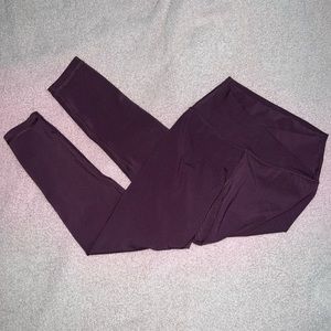 P’tula Emily leggings, midnight plum, size small